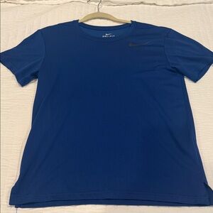 Nike Men's Short Sleeve Blue Tee